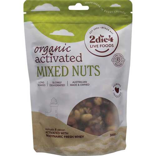 Activated Organic Mixed Nuts 300g