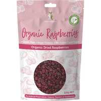 Organic Dried Raspberries 125g