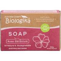 All Natural Rose Geranium Soap 100g