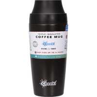 Insulated Stainless Steel Coffee Mug - Chocolate 450ml