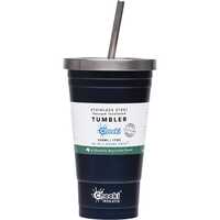 Insulated Stainless Steel Tumbler (+Straw) - Ocean 500ml