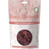 Organic Dried Strawberries 125g