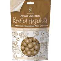 Amber Chocolate Roasted Hazelnuts 125g