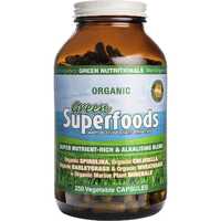 Organic Green Superfoods vCaps (600mg) x250