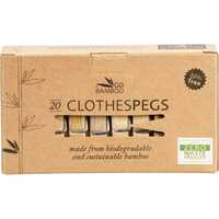 Bamboo Clothes Pegs x20