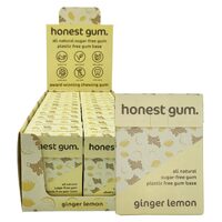 Natural Sugar-Free Gum - Ginger Lemon (12x24)