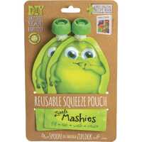 Reusable Food Squeeze Pouches - Green x2