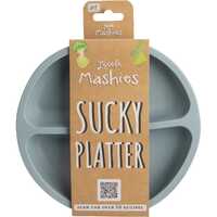 Silicone Sucky Platter - Dusty Blue