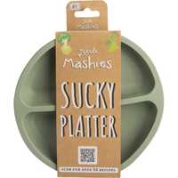 Silicone Sucky Platter - Olive