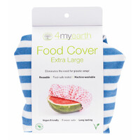 Reusable Food Cover - Denim Stripe (XL)