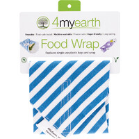 Reusable Food Wrap - Denim Stripe