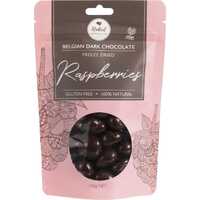 Dark Chocolate Raspberries 100g