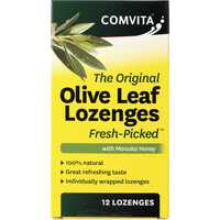 Olive Leaf Lozenges + Manuka Honey x12