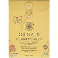 Organic Sheet Mask - Vitamin C & Revitalizing (4 Pack)