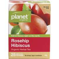 Organic Herbal Tea Bags - Rosehip Hibiscus x25