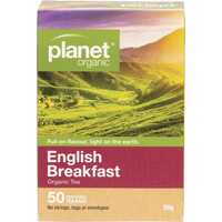Organic Tea Bags - English Breakfast x50