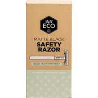 Matte Black Safety Razor + Replacement Blades