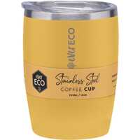 Insulated Stainless Steel Coffee Cup - Marigold 295ml