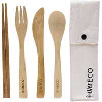 Bamboo Cutlery Set + Chopsticks