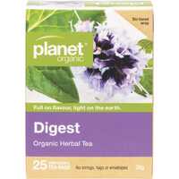 Organic Herbal Tea Bags - Digest x25