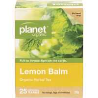 Organic Herbal Tea Bags - Lemon Balm x25
