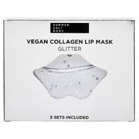Vegan Collagen Lip Masks - Glitter (5 Sets)