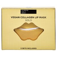 Vegan Collagen Lip Masks - Gold (5 Sets)