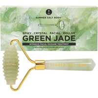 Green Jade Spiky Crystal Facial Roller