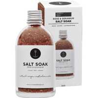 Rose & Geranium Salt Soak 350g