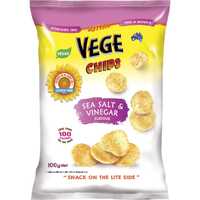 Sea Salt & Vinegar Vege Chips (6x100g)