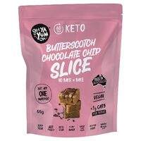 Butterscotch Choc Chip Keto Slice (10x65g)