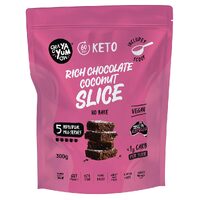 Rich Choc Coconut Keto Slice 300g