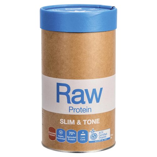 Organic Raw Slim & Tone Protein - Choc Caramel 500g
