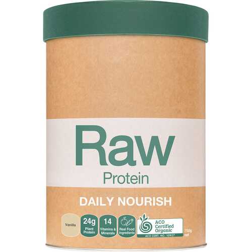 Organic Raw Protein Daily Nourish - Vanilla 750g