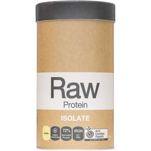 Organic Raw Protein Isolate - Vanilla 500g