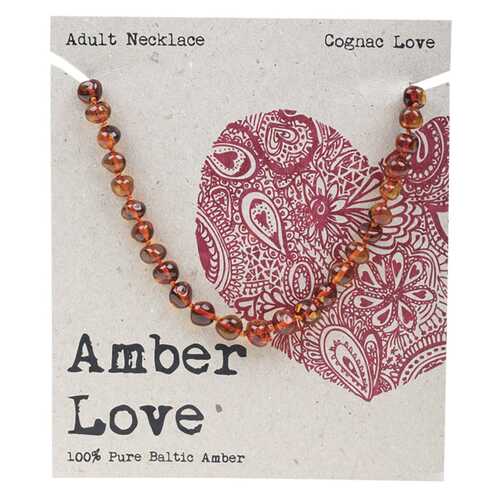 Baltic Amber Necklace - Cognac Love 46cm
