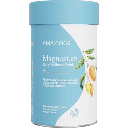 Magnesium Daily Wellness Drink - Tropical Mango 200g