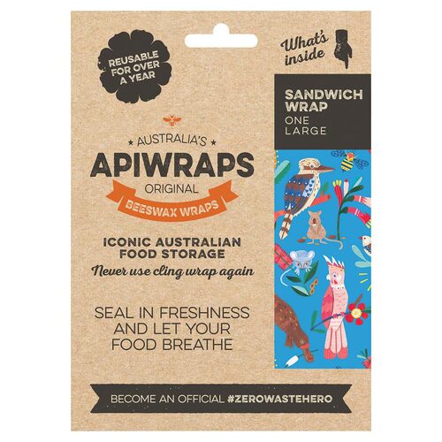 Reusable Beeswax Wraps - Sandwich Wrap
