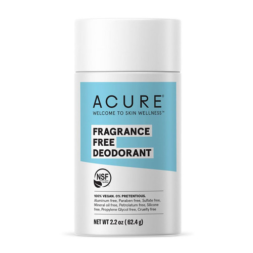 Natural Deodorant Stick - Fragrance Free 63g