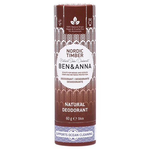 Natural Soda Deodorant - Nordic Timber 60g