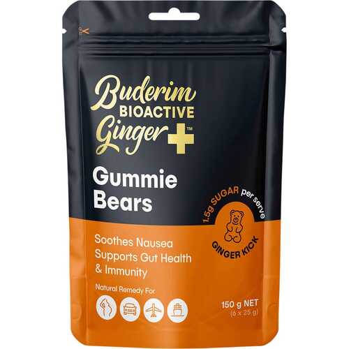 Bioactive Ginger+ Gummie Bears 150g