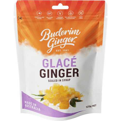 Glacè Ginger Sealed in Syrup 125g