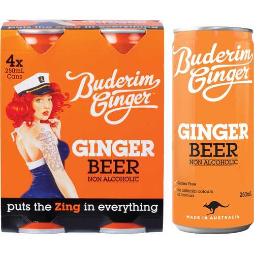 Ginger Beer Non Alcoholic (4x250ml)