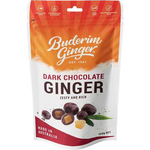 Dark Chocolate Ginger 150g