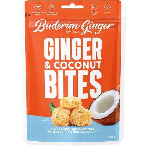 Ginger & Coconut Bites 150g