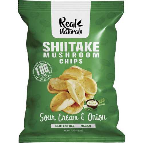 Shiitake Mushroom Chips - Sour Cream & Onion (12x32g)
