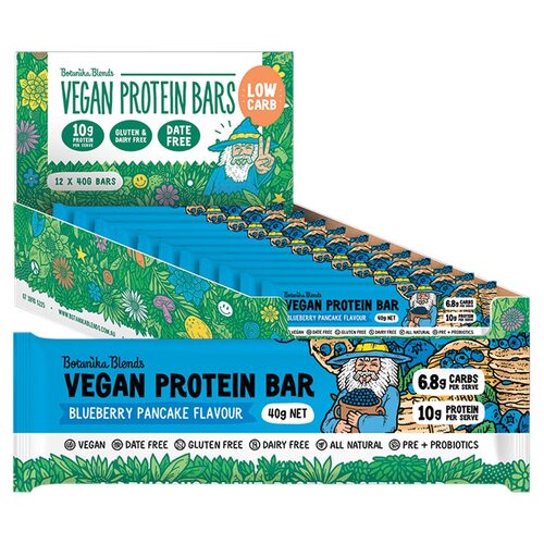 Vegan Protein Bar - Blueberry Pancake (12x40g)