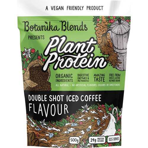 Vegan Plant Protein - Double Shot Iced Coffee 500g