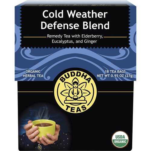 Organic Cold Weather Defense Blend Tea Bags x18