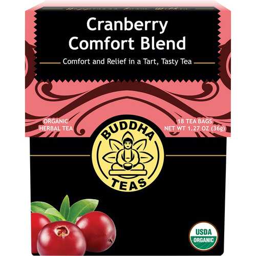 Organic Cranberry Comfort Blend Tea Bags x18